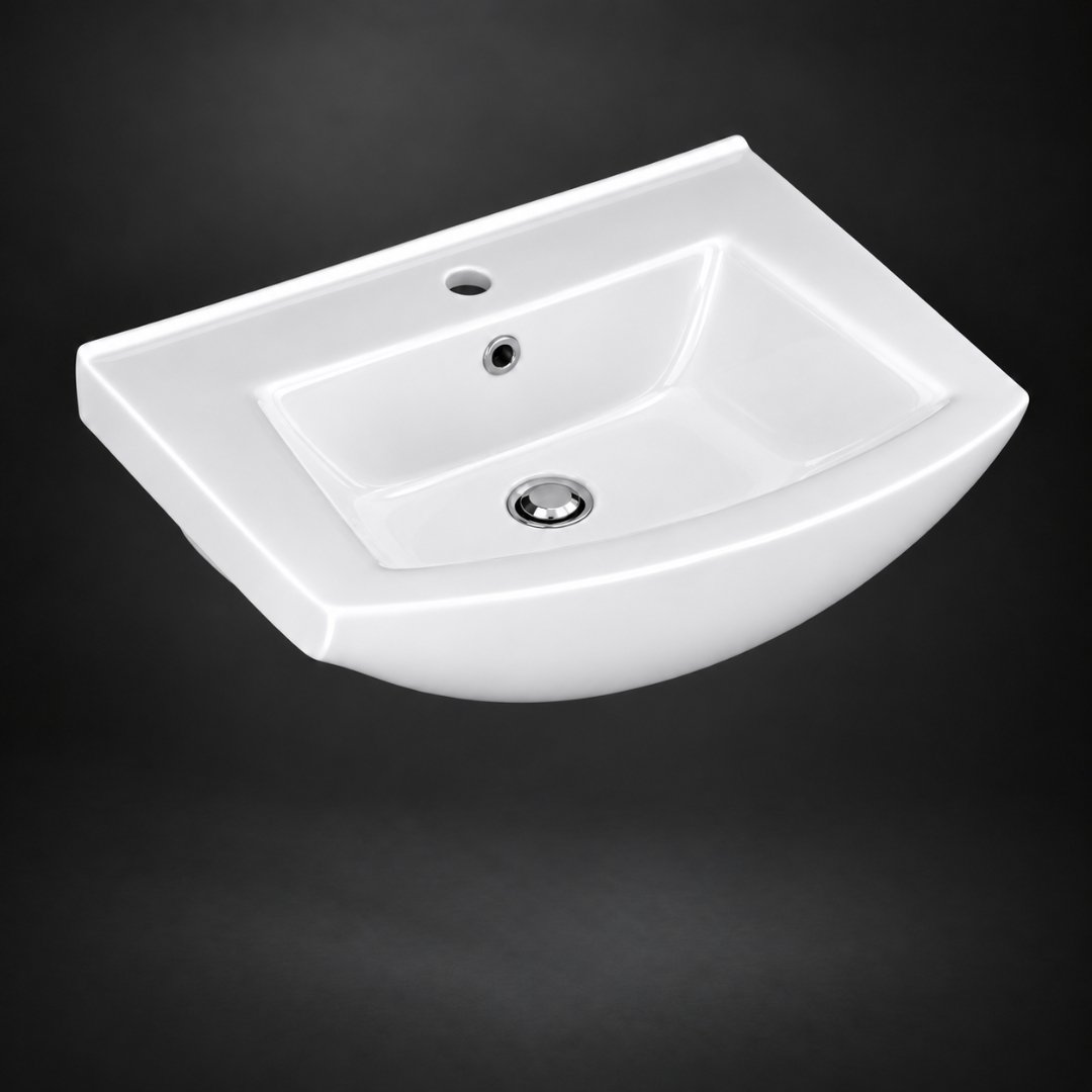 SILVER Wall Hung Basin Wash Basin - My Home Studio